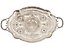 IMPERIAL RUSSIAN SILVER SERVING TRAY WITH ENGRAVING