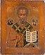 A VERY LARGE AND FINE ICON SHOWING ST. NICHOLAS OF MYRA WITH