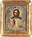 Две иконы: Христос Пантократор с окладом и Богородица...