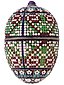 RUSSIAN GILT SILVER ENAMEL EASTER EGG