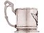 Серебряный держатель для чайного стакана в русском императорском стиле