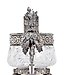 BOLIN, RUSSIA, CIRCA 1900: AN IMPRESSIVE SILVER AND CUT GLASS...
