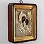Russian Enameled Silver Icon of the Mother of God of Kazan