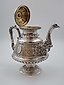 19th century Russian silver tea set, 84 hallmark.