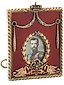 RUSSIAN SILVER ENAMEL DIAMONDS NICHOLAS II FRAME