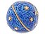 RUSSIAN GILT SILVER ENAMEL ZODIAC EGG PENDANT