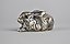 A Reproduction Russian Silver Study of a Rabbit, 7cm high and...