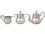 Антикварный русский серебряный чайный сервиз от Губкина, 1856 год
