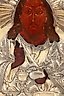Russian Silver and Enamel Icon