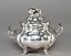 俄国银制糖罐，带盖，俄罗斯帝国（俄罗斯）