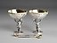 Silver set of compotes Boy and Girl