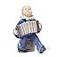 Child with an accordion. Denmark, Copenhagen, Royal Copenhagen.