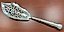"Solid silver fish serving spatula. Russia, 1845."