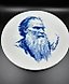 壁挂装饰盘 列夫·托尔斯泰 梅森 Meissen 德国