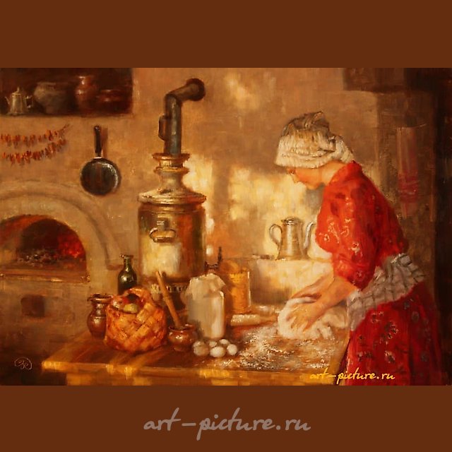 Ранним утром. масло, холст 
