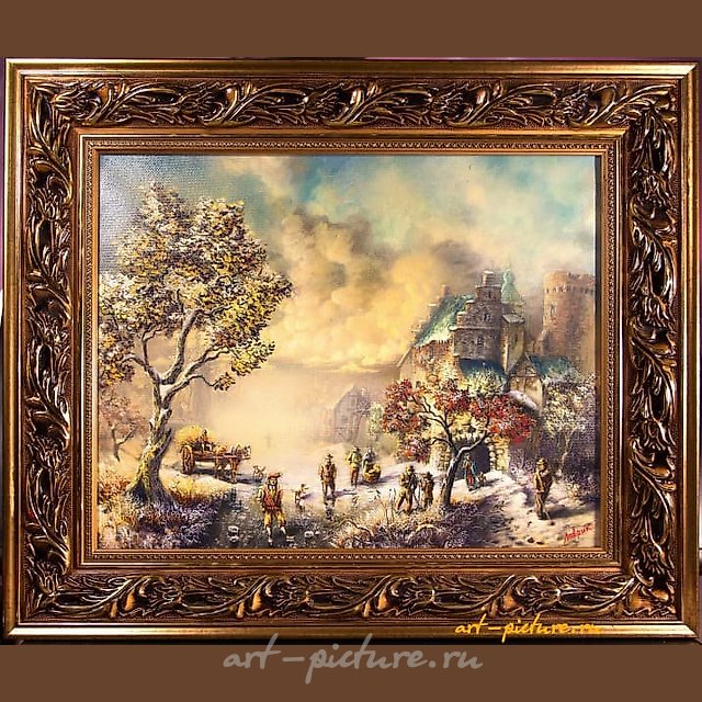 Голландские мотивы жанровая живопись,масло холст. 