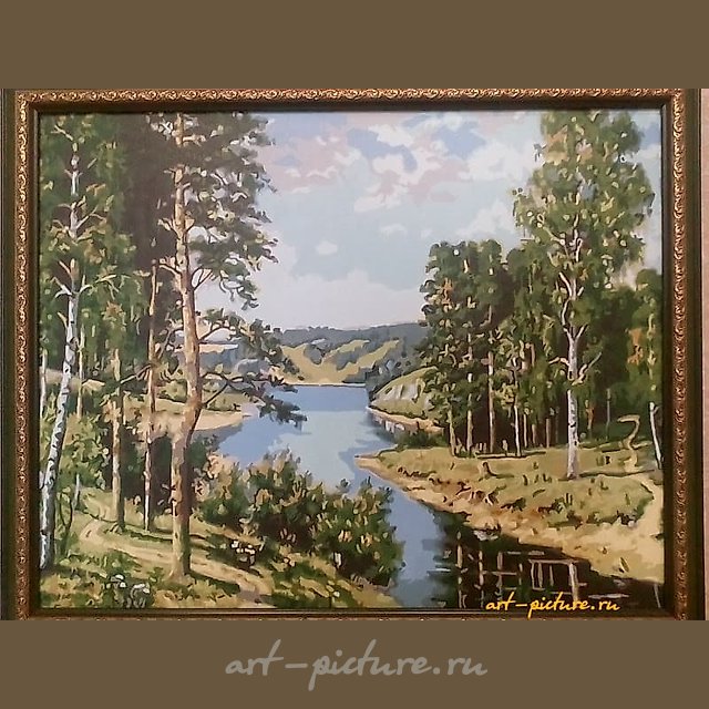画作《风景》 布面，丙烯