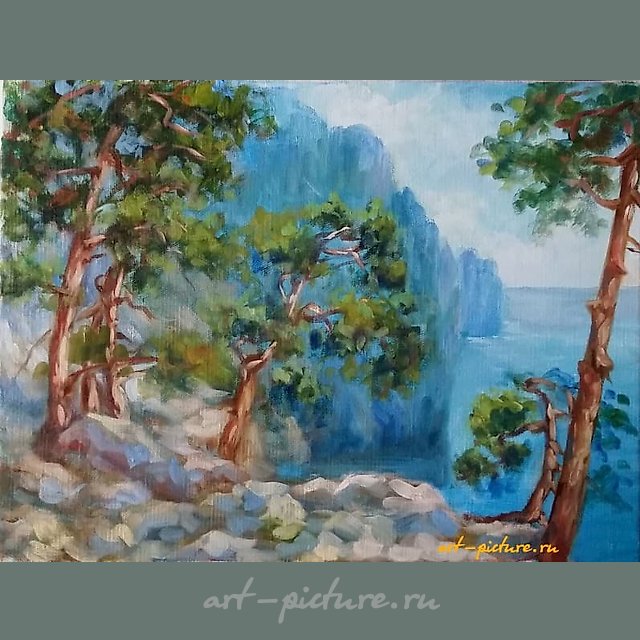 Берег Крыма холст, масло 
