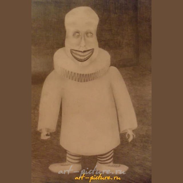 The translation of "Белый клоун бумага, карандаш" into English is "White clown paper, pencil."