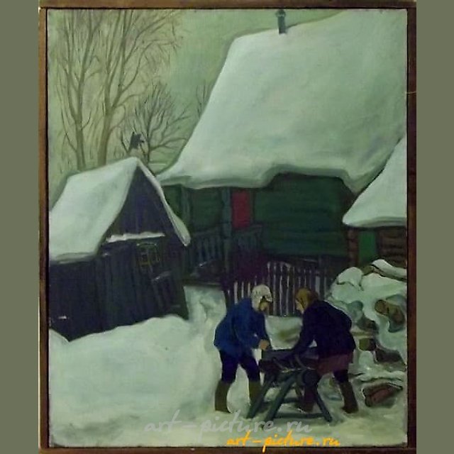 Без названия масло, холст 