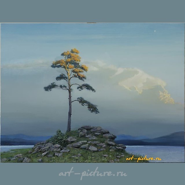 Первая звезда холст, масло 