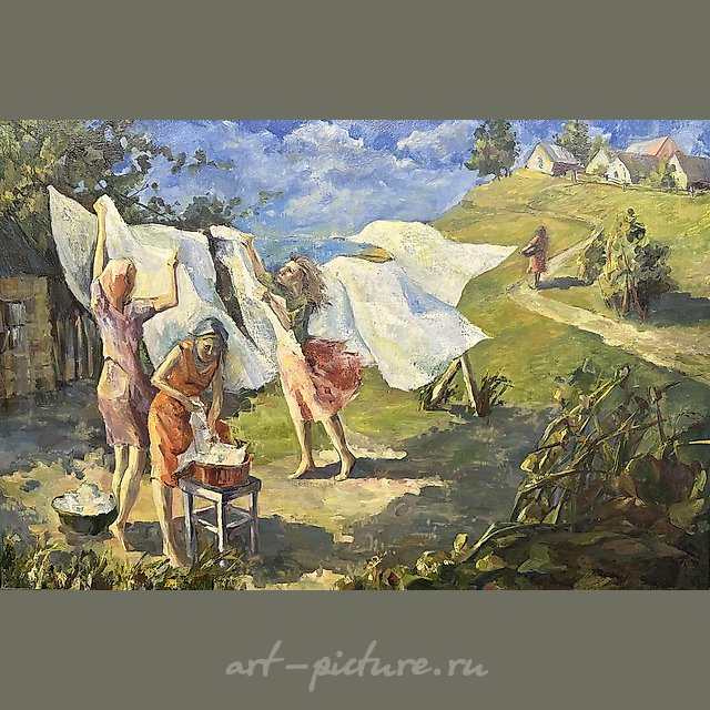 Свежий ветер. Прачки.
