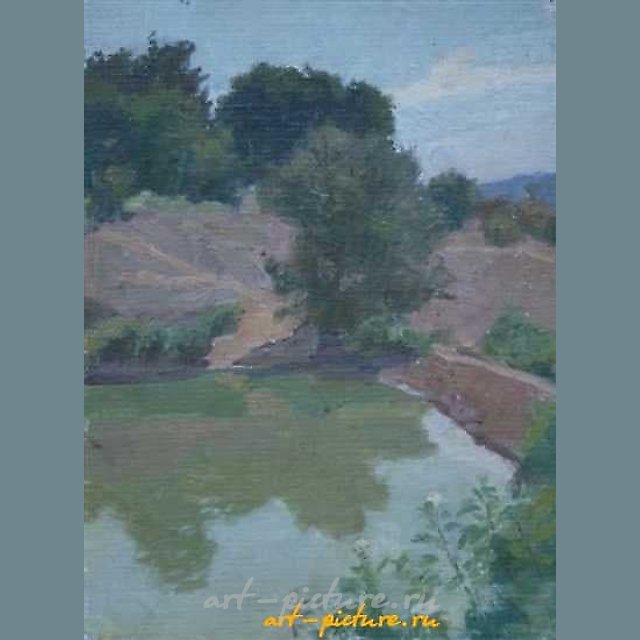 Озерцо. Холст, масло. 30 х 23 см