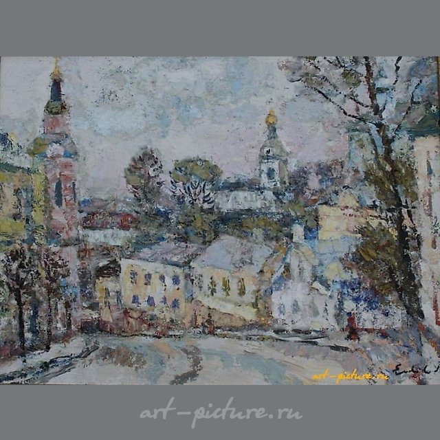 Смоленск. Благовещенская ул. Холст, масло. 60 х 80 см