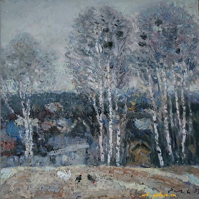 Весна. Холст, масло. 60 х 60 см