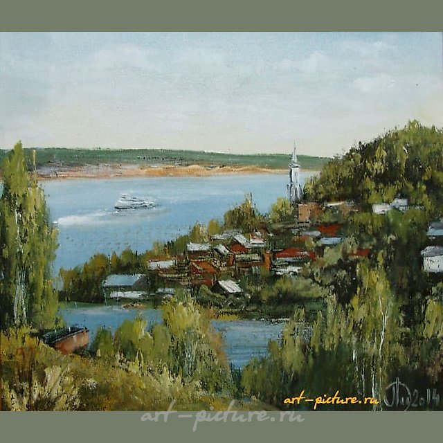 Плёс масло,холст
