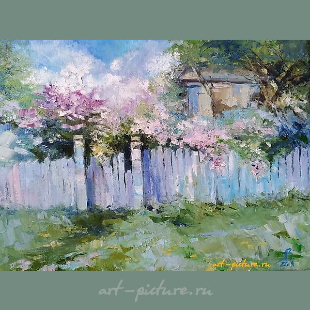 "May Oil, canvas"
