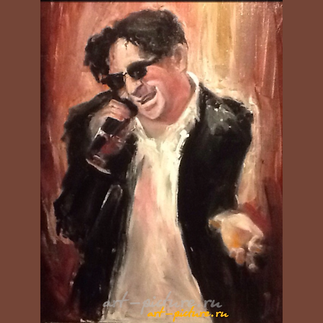 "Portrait of Lepсs, oil on canvas."