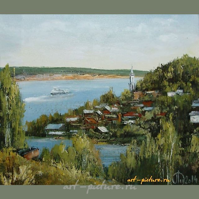Плёс масло,холст