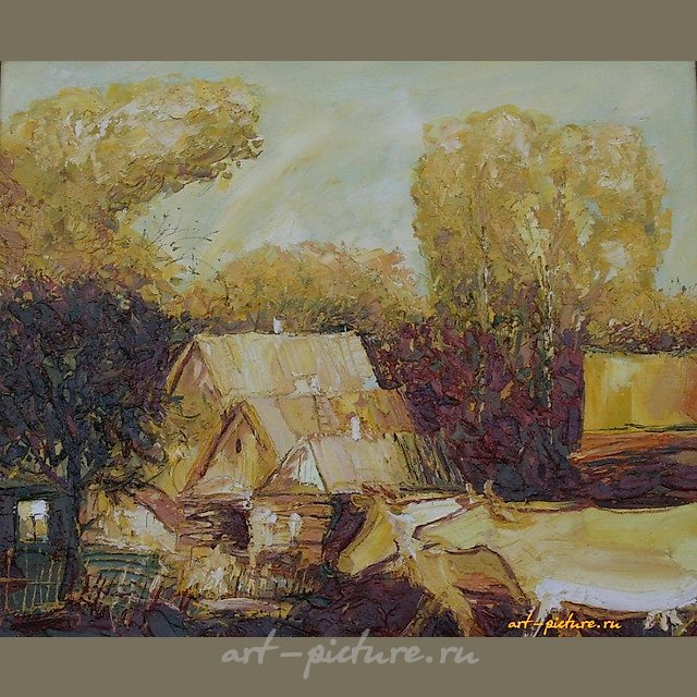 Болдино. Вечер. Холст, масло. 50 х 60 см.