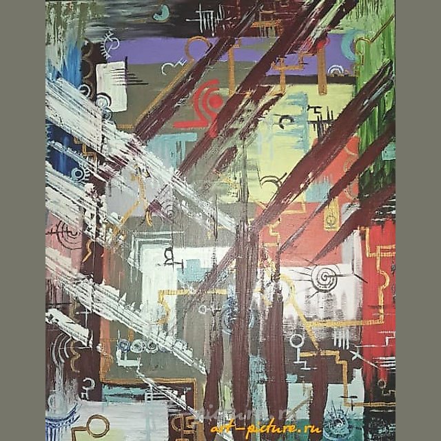 负面 画布，油画，丙烯