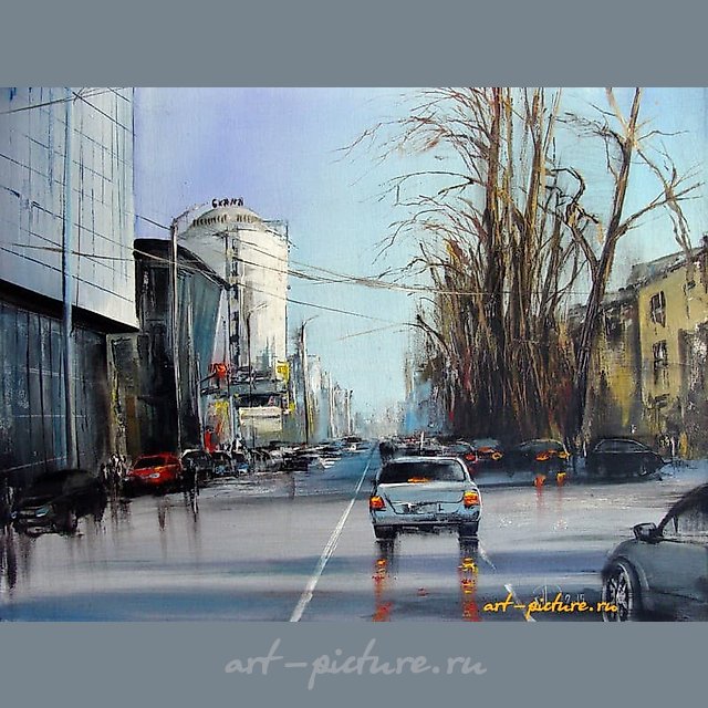 Самара ул.Мичурина акрил,холст