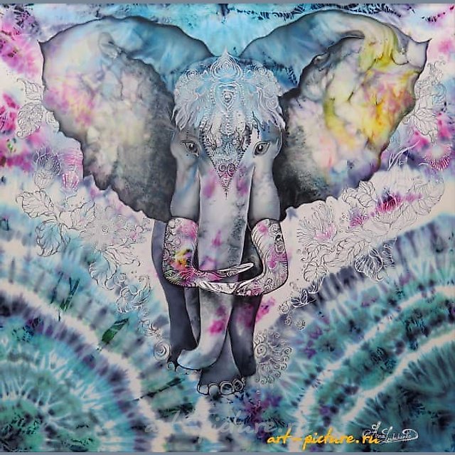 Elephant холодный батик 