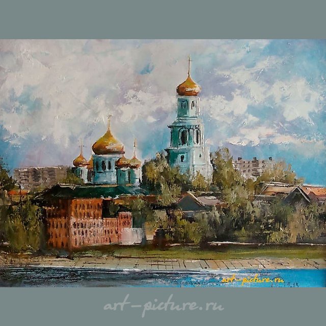 Казанский собор масло,холст