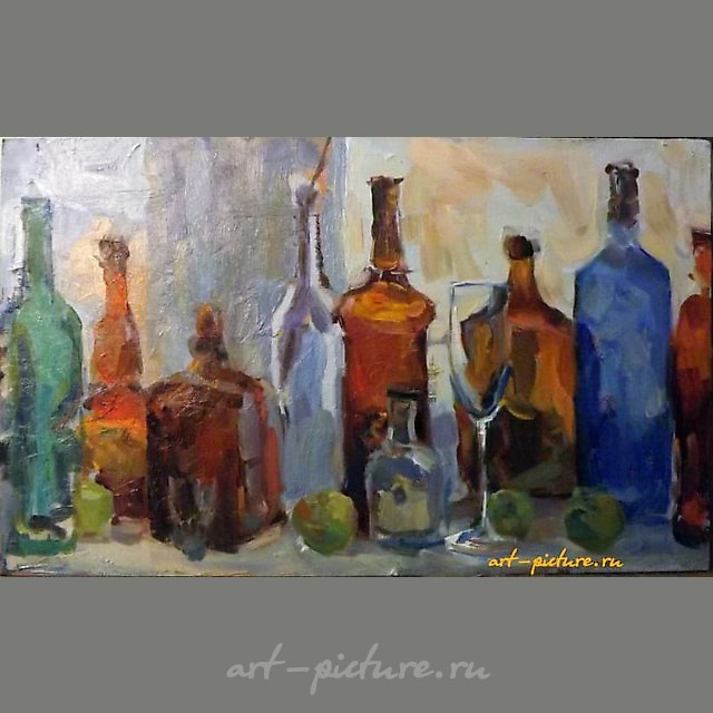 Bottles №4 масло, двп 