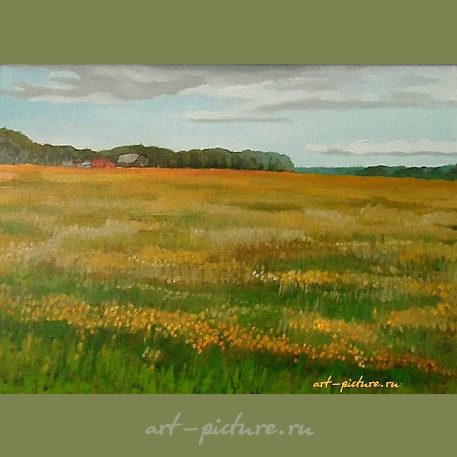 После дождя Холст на картоне, масло
