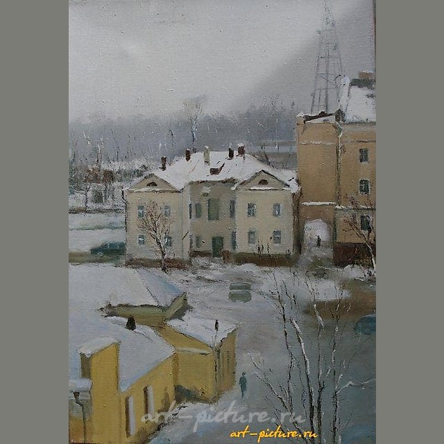 Уголок Смоленска. Холст, масло. 80 х 50 см