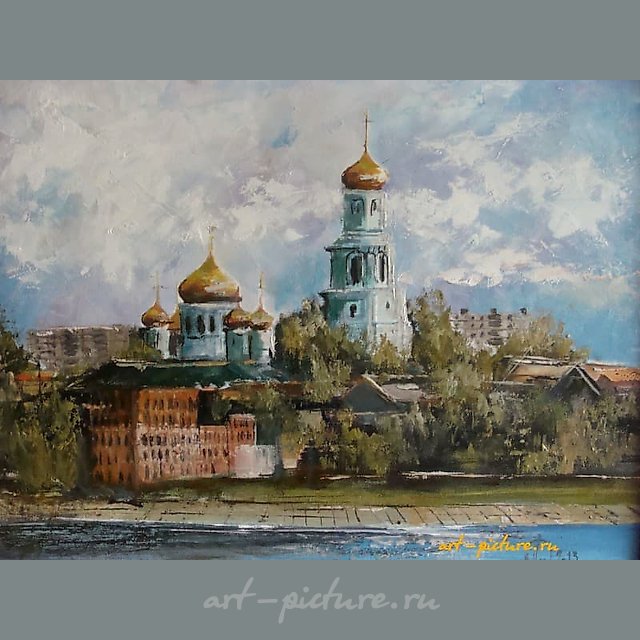 Казанский собор масло,холст