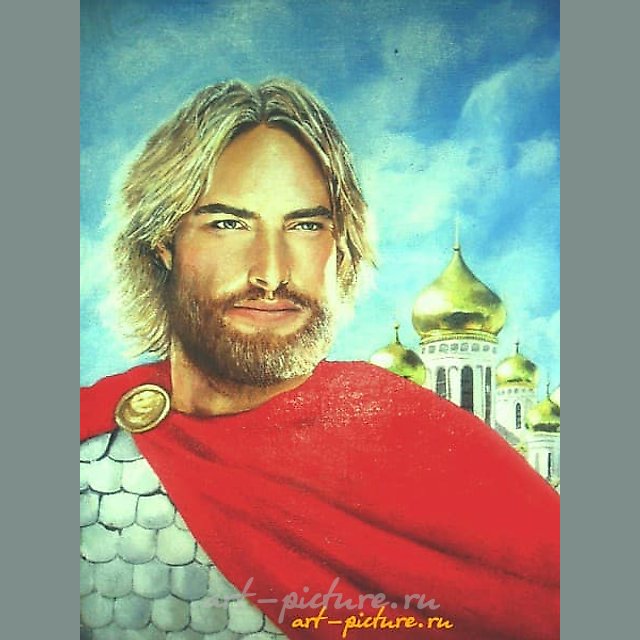 Князь Владимир Масло,холст 