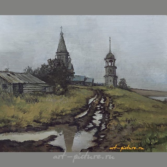 Церковь Вознесенская Холст/Масло 