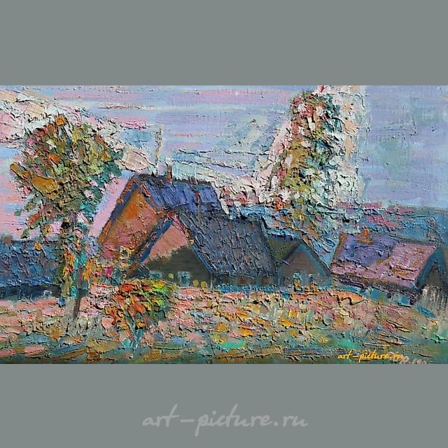 Утренний мотив. Холст, масло. 33 х 50 см.