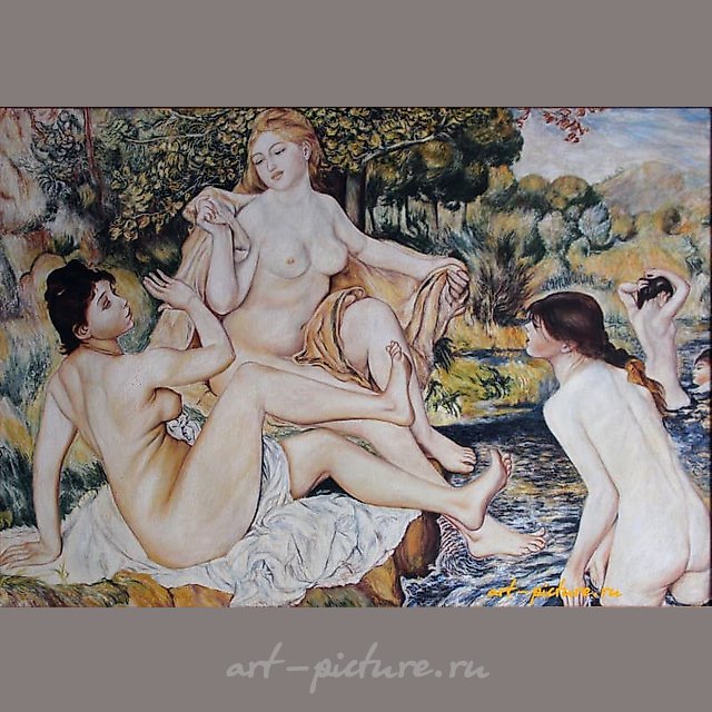Большие купальщицы. Копия П. О. Ренуара холст, масло 