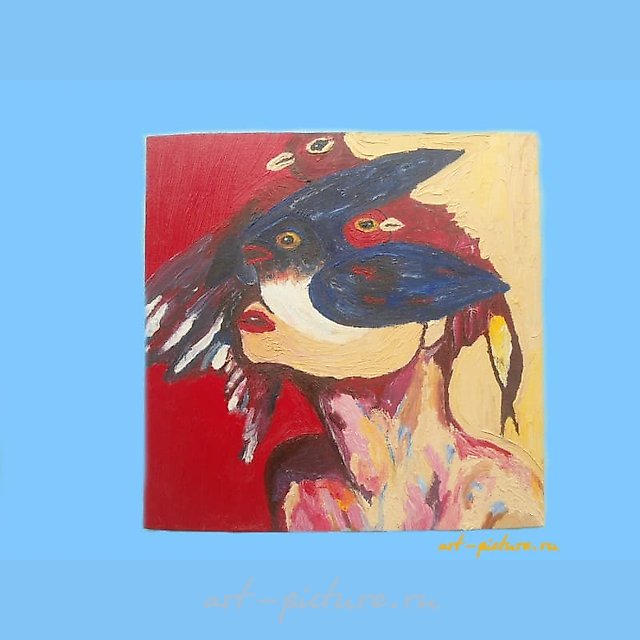 Birds Масло, холст