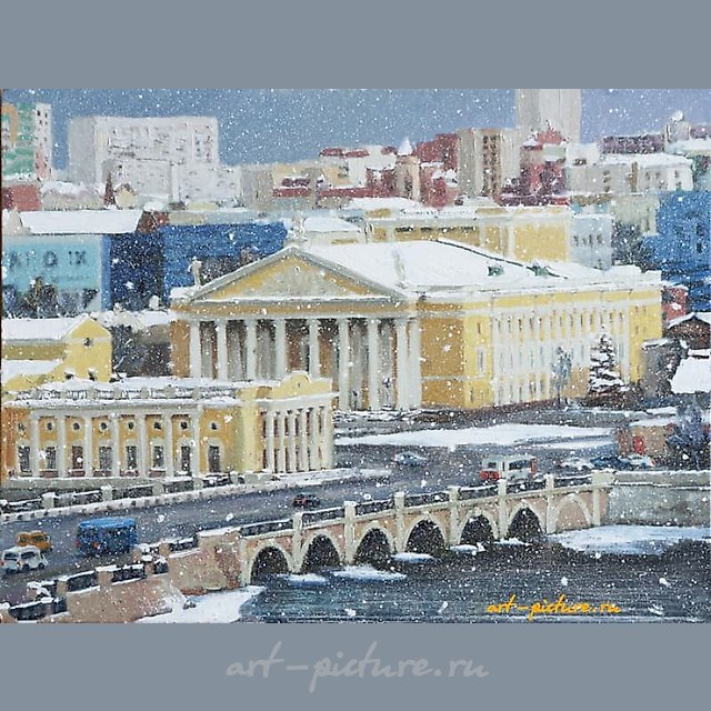 Первый снег х.м. 