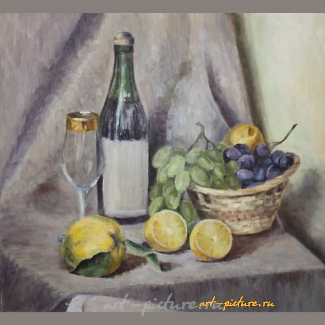夏季油画，画布