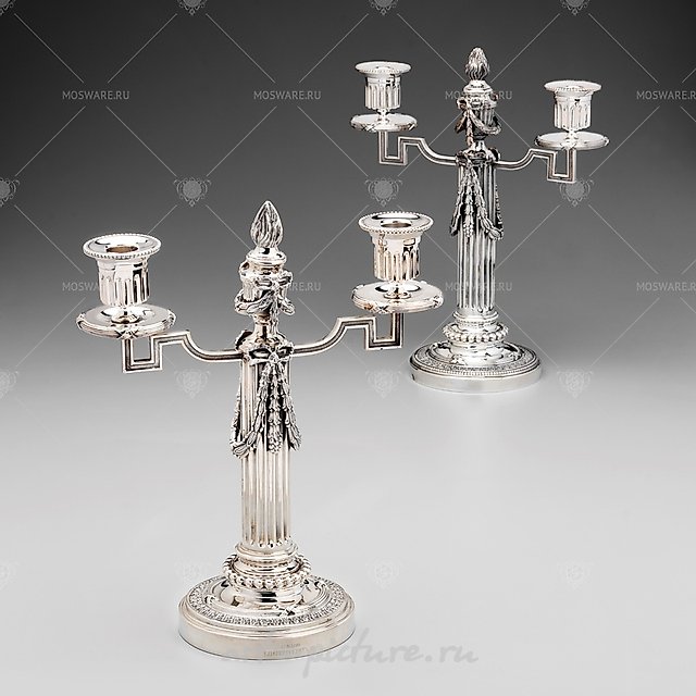 Подсвечник Фаберже Faberge серебро ограниченная серия